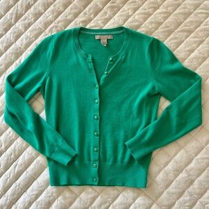 Banana Republic Women's Green Cardigan